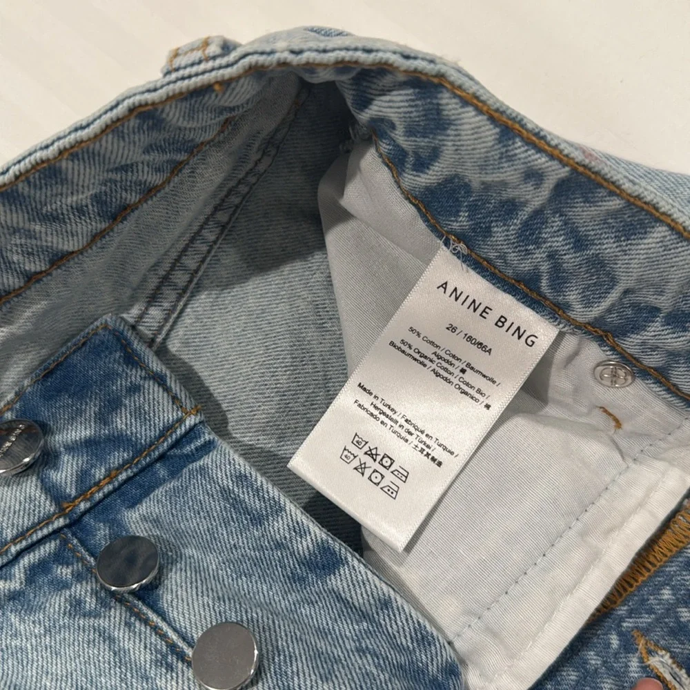 NWOT‎ Anine Bing Denim Shorts